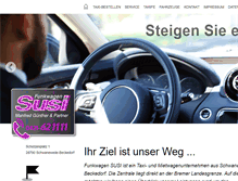 Tablet Screenshot of funkwagen-susi.de